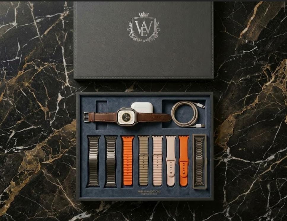 Ultra Smartwatch with Earphones, 10 in 1 Set