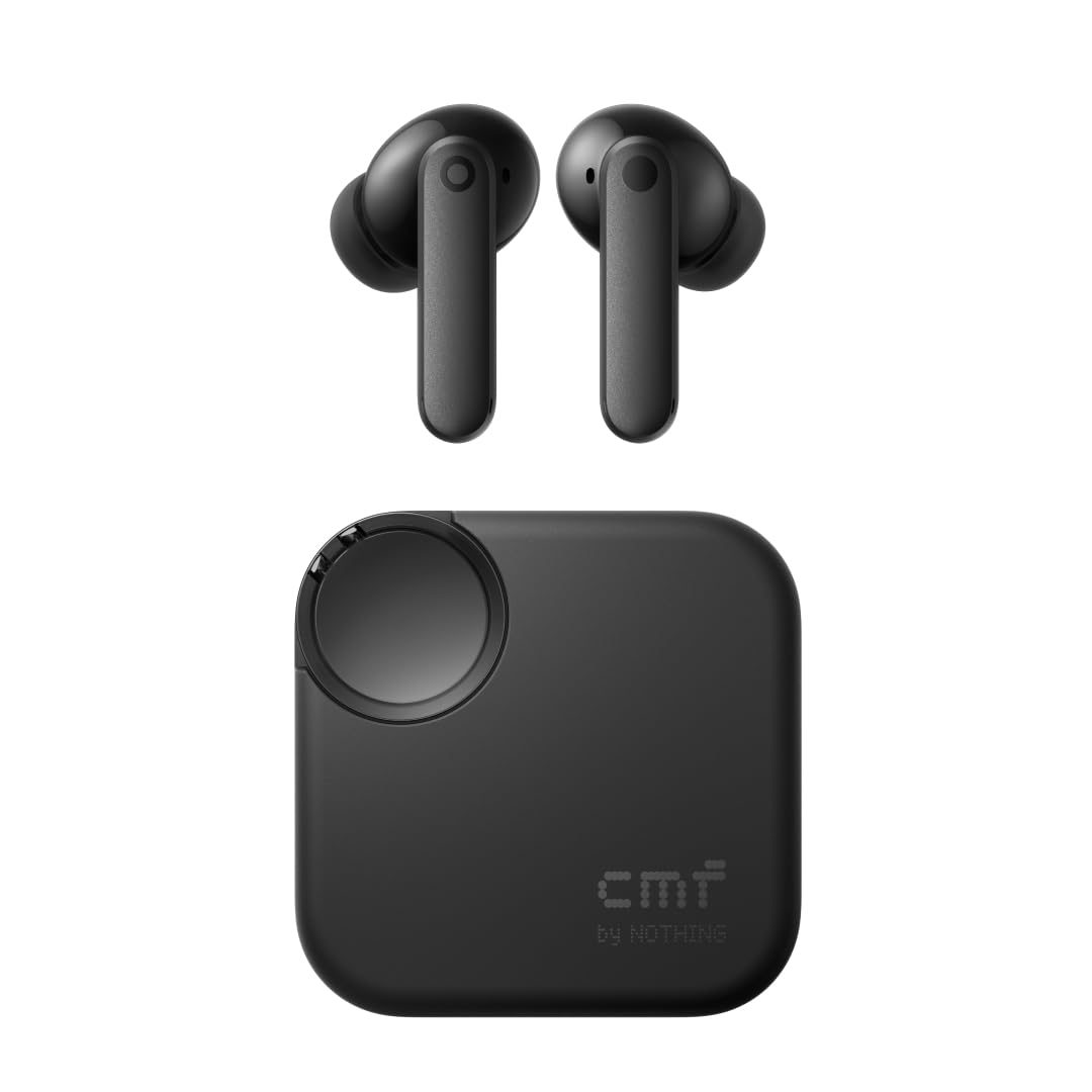 CMF by Nothing Buds 2 48 dB Hybrid ANC, Ultra Bass Technology 2.0, 55 Hrs playtime Bluetooth Headset (Dark Grey, In the Ear)