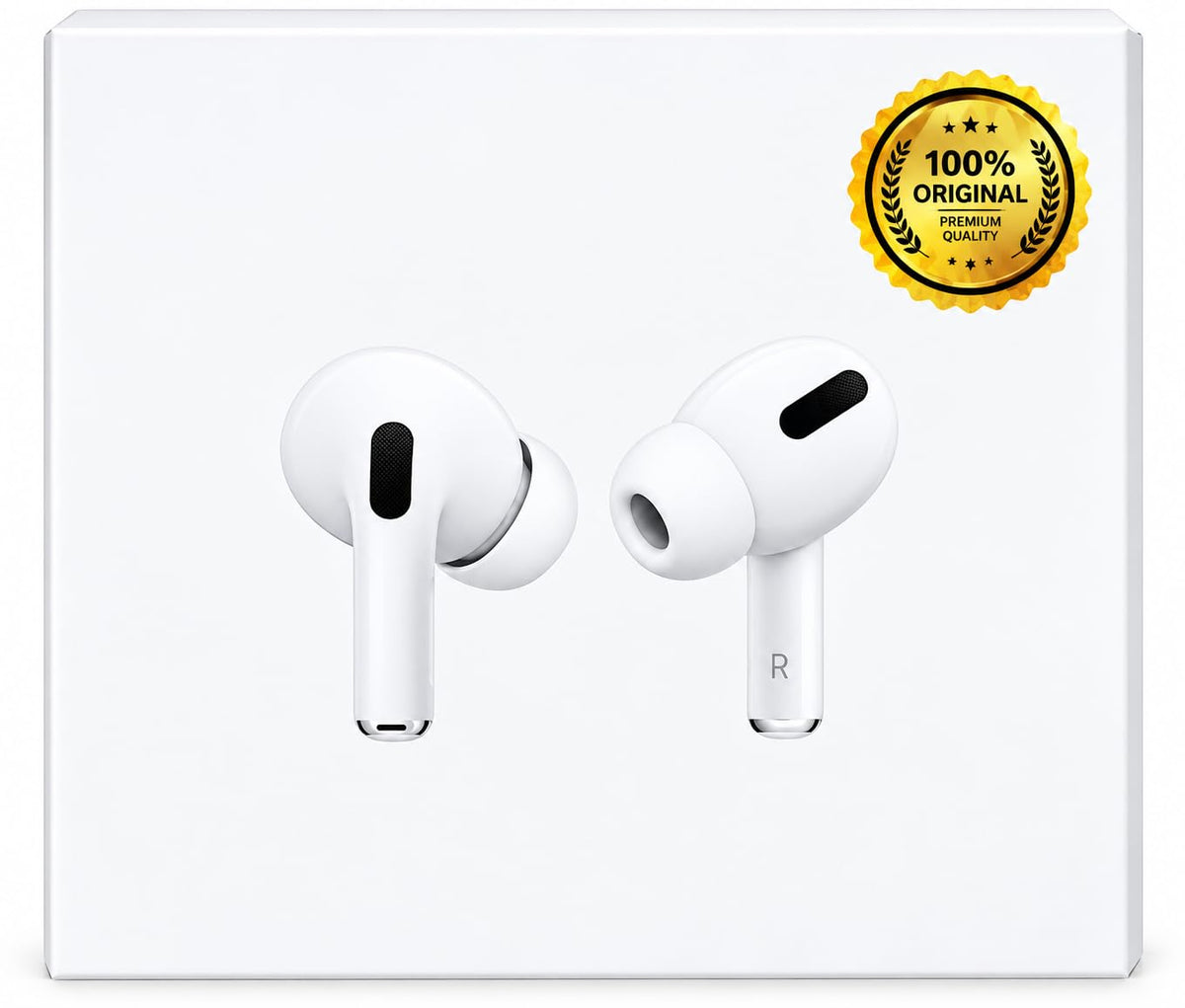 Wireless In-Ear Pro Earbuds with Wireless Charging Case White