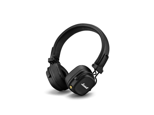 Marshall Major IV Wireless Bluetooth On Ear Headphone with Mic (Black)
