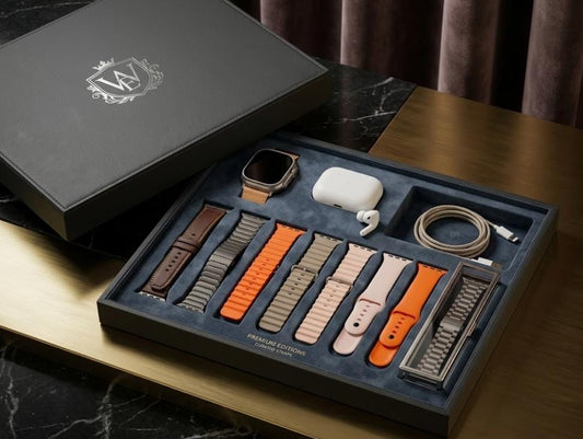 Ultra Smartwatch with Earphones, 10 in 1 Set
